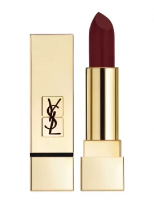 Image of Yves Saint Laurent Rouge Pur Couture The Mats Lipstick Color 222 Black Red Code