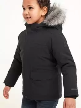 Image of Boys, TOG24 Pecket Parka Jacket, Black, Size 10-11 Years