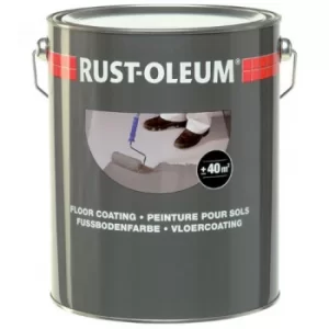 Image of Rust Oleum High Gloss Floor Paint Steel Grey 20l