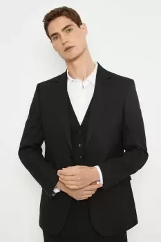 Image of Plus And Tall Tailored Black Suit Jacket