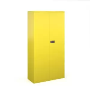 Image of Dams MTO Steel Contract Cupboard with 3 Shelves 1806mm High - White