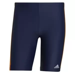 Image of adidas Fit 3 Stripe Jammers Mens - Blue
