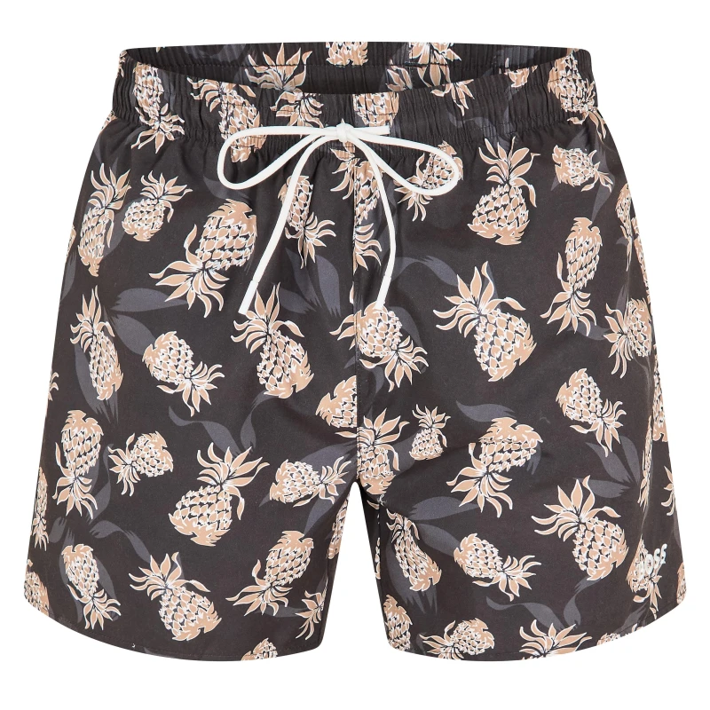 Image of Boss Mens Turtle Swim Shorts Black male L