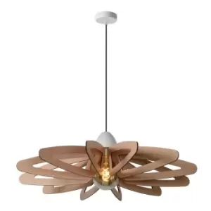 Image of Lucide ZIDANE - Pendant Light - Ø76cm - 1xE27 - White