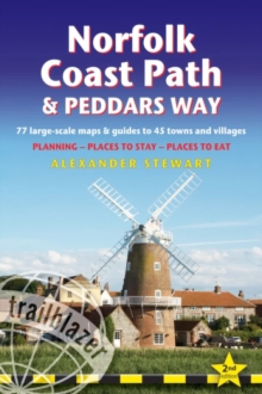 Image of Norfolk Coast Path and Peddars Way Trailblazer Walking Guide 2e Paperback / softback