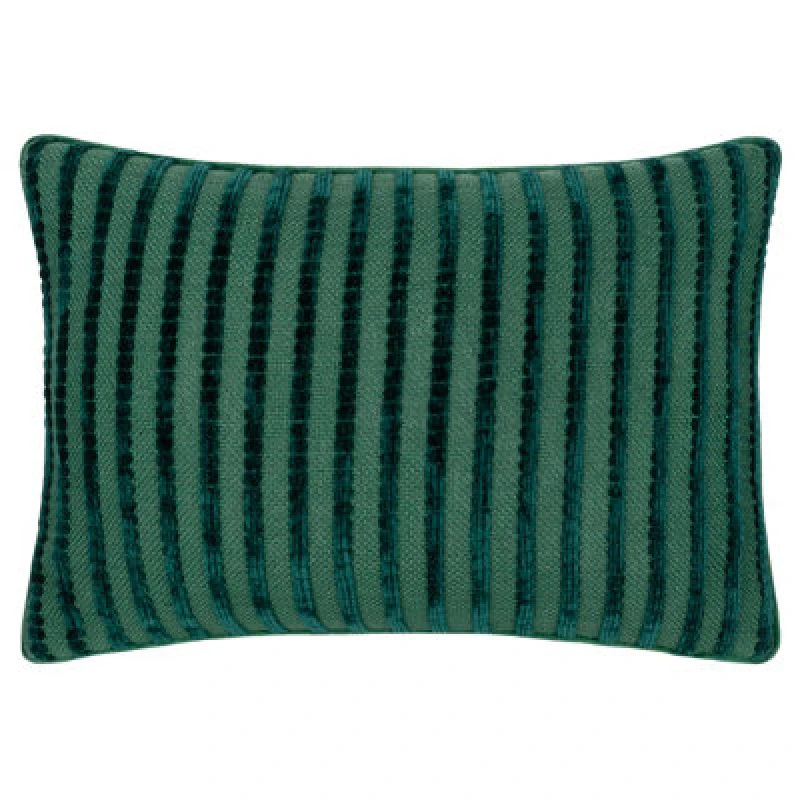 Image of Furn furn. Giyla Chenille Polyester Filled Cushion in Teal Teal One Size Unisex 5025532798701