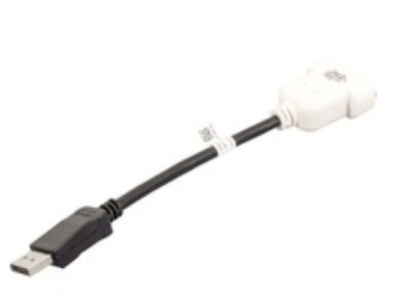 Image of DELL DisplayPort/DVI-D Black. White