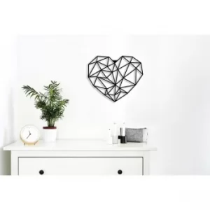 Image of Kalp Black Decorative Metal Wall Accessory