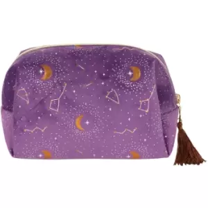 Image of Something Different - Constellation Tassel Toiletry Bag (One Size) (Purple)
