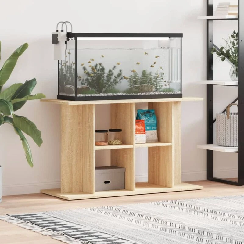 Image of VIDAXL Vidaxl - Aquarium Stand Sonoma Oak 100x40x60cm Engineered Wood 8720845417888