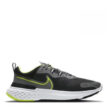 Image of Nike React Miler 2 Mens Running Shoe - Blk/Gry/Volt