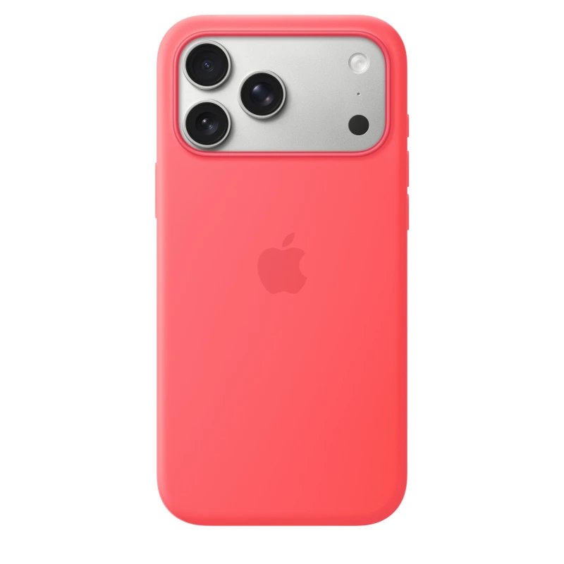 Image of Apple Apple iPhone 17 Pro Max Silicone Case with MagSafe - Bright Guava MHW64ZM/A