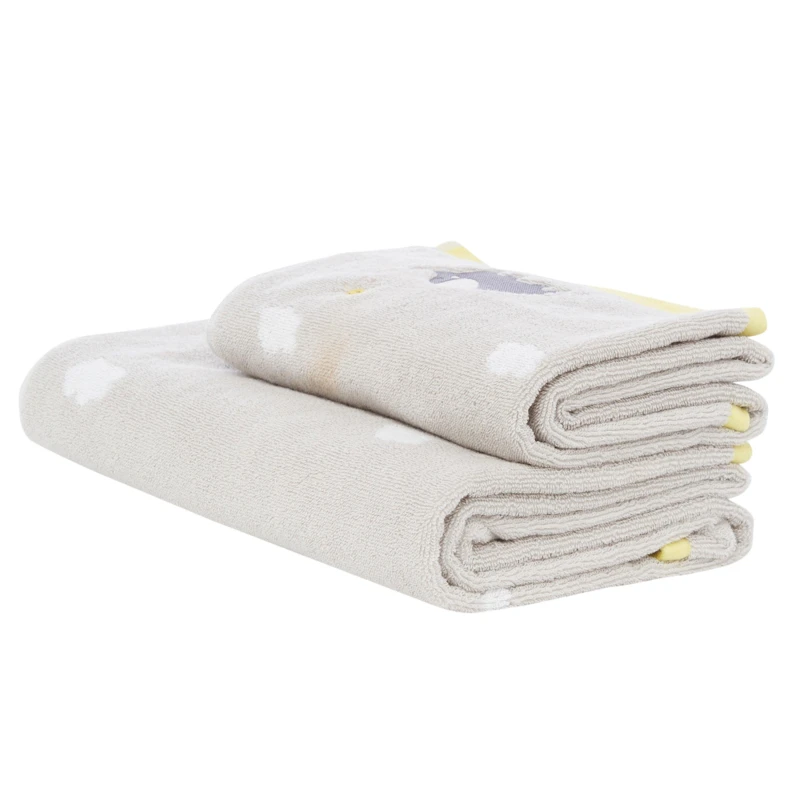 Image of Linea Childrens Towel - Yellow Yellow Hand Towel