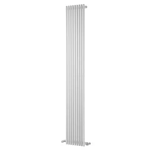 Image of Towelrads Iridio Vertical Towel Radiator - White 1800x300