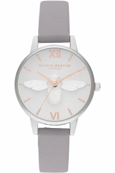 Image of Olivia Burton Midi Dial Grey Lilac RG & Silver