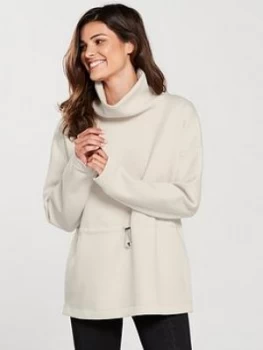 Image of Nike Training Therma Flex Cowl Top Neutral Neutral Size M Women