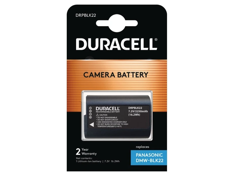 Image of Duracell DRPBLK22 camera/camcorder battery 2250 mAh