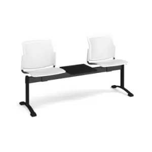 Image of Dams MTO Santana Perforated Back Plastic Seating - Bench 3 Wide with 2 Seats and