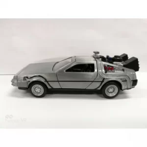 Image of Back to the Future Hollywood Rides Diecast Model 1/32 DeLorean Time Machine
