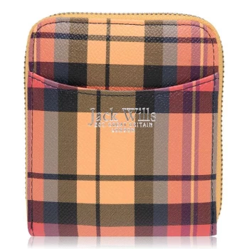 Image of Jack Wills Primrose Purse - Yellow Check