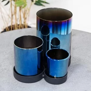 Image of HESTIA? Glass Triple Tealight Holder