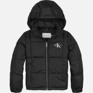 Image of Calvin Klein Kids Quilted Shell Puffer Jacket