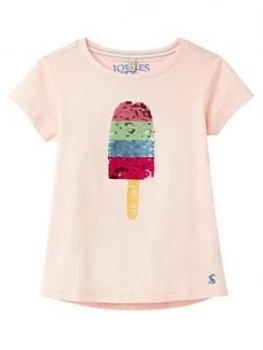 Image of Joules Girls Astra Ice Lolly T-Shirt - Pink