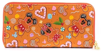 Image of Mickey Mouse Loungefly - Gingerbread Wallet multicolour