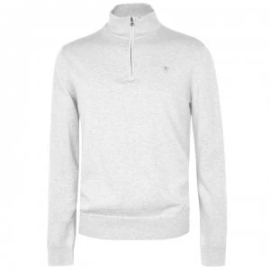 Image of Hackett Cotton Half Zip Jumper