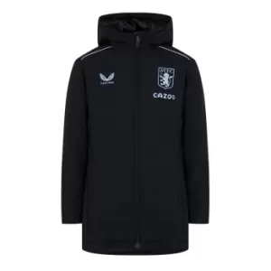 Image of Castore Aston Villa Long Jacket Juniors - Black