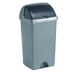 Image of Addis 50L Roll Top Metallic Bin