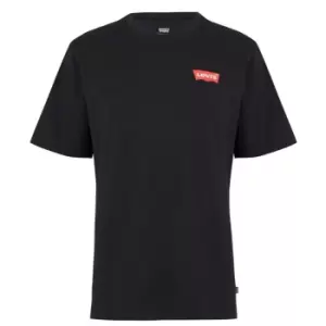 Image of Levis Levis Short Sleeve Relaxed T-Shirt Mens - Black