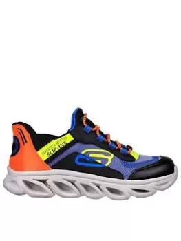 Image of Skechers FLEX GLIDE TRAINER, Blue, Size 9.5 Younger