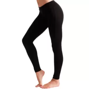 Image of Couture Womens/Ladies Velvet Footless Tights (M) (Black)