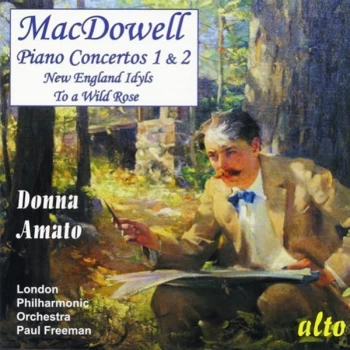 Image of London Philharmonic Orchestra - MacDowell: Piano Concertos 1 & 2/New England Idyls/To a Wild Rose CD