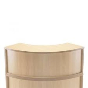 Image of Jemini Maple Radial Reception Hutch Unit Dimensions W800 x D300 x