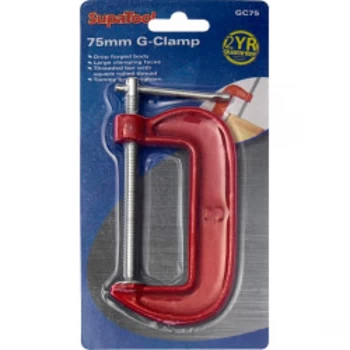 Image of SupaTool G-Clamp 75mm