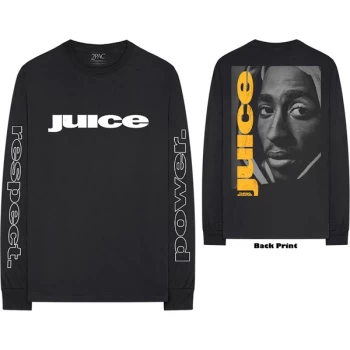 Image of Tupac - Respect Unisex Large T-Shirt - Black