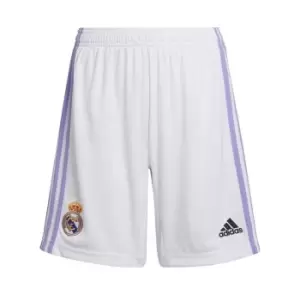 Image of adidas Real Madrid Home Junior Boys Shorts - White