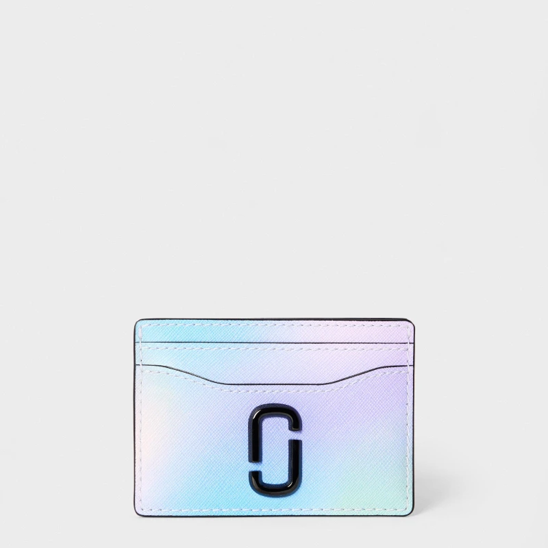 Image of Marc Jacobs Womens Card Holder Blue Multi female One Size