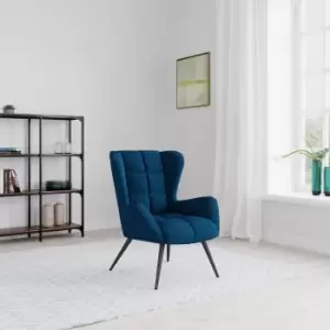 Image of Dalton Velvet Accent Chair Blue