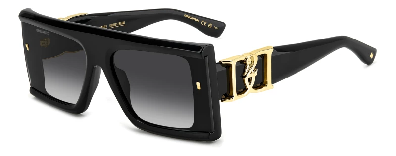 Image of Dsquared2 0169/S Acetate Sunglasses - Black WGJ81 Female