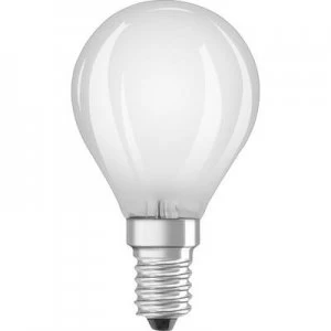 Image of OSRAM LED (monochrome) EEC A+ (A++ - E) E14 Droplet 5.00 W = 40 W Cool white (Ø x L) 45mm x 45mm