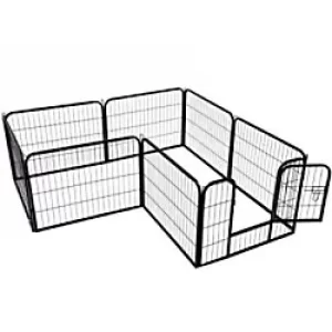 Image of PawHut Pet Playpen Black 800 mm x 600 mm