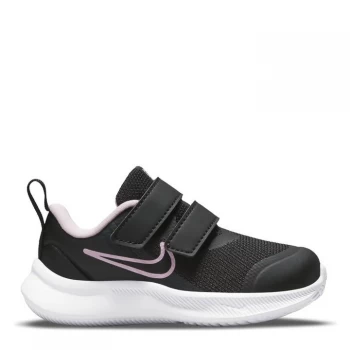 Image of Nike Star Runner 3 Baby/Toddler Trainers - Black/Grey/Pink
