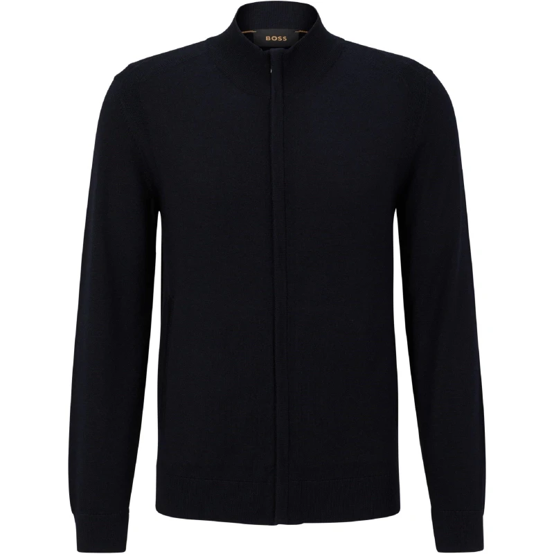 Image of Boss Mens L Ottimo Knitted Top Blue male XL