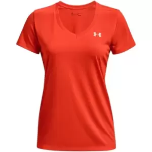 Image of Under Armour Tech Solid T Shirt Ladies - Orange