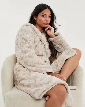 Image of Boux Avenue Teddy Fur Midi Robe
