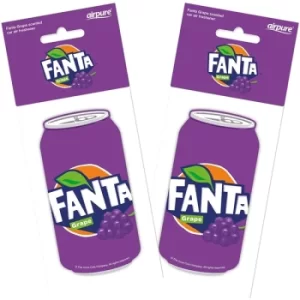 Image of Airpure Fanta Grape Fizzy Drink Can Car Air Freshener (Case Of 12)