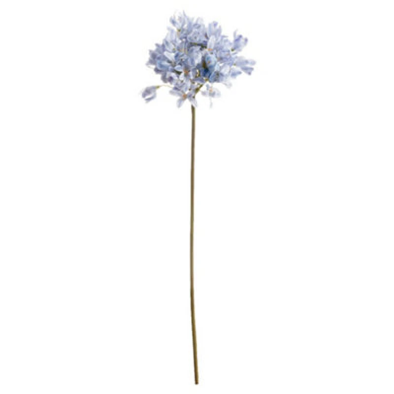 Image of Hill Interiors Agapanthus Artificial Flower Light Blue (One Size)